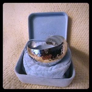 Silver cuff bracelet